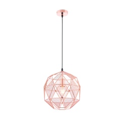 Hex copper Pendant